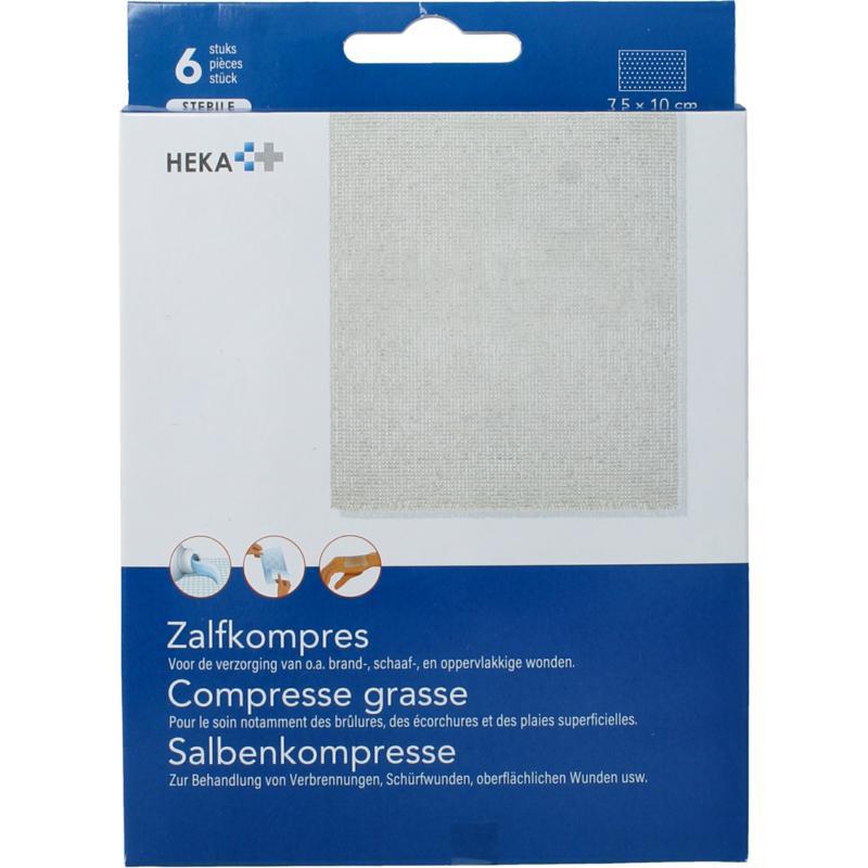 Zalfcompres 7.5 x 10cm steriel