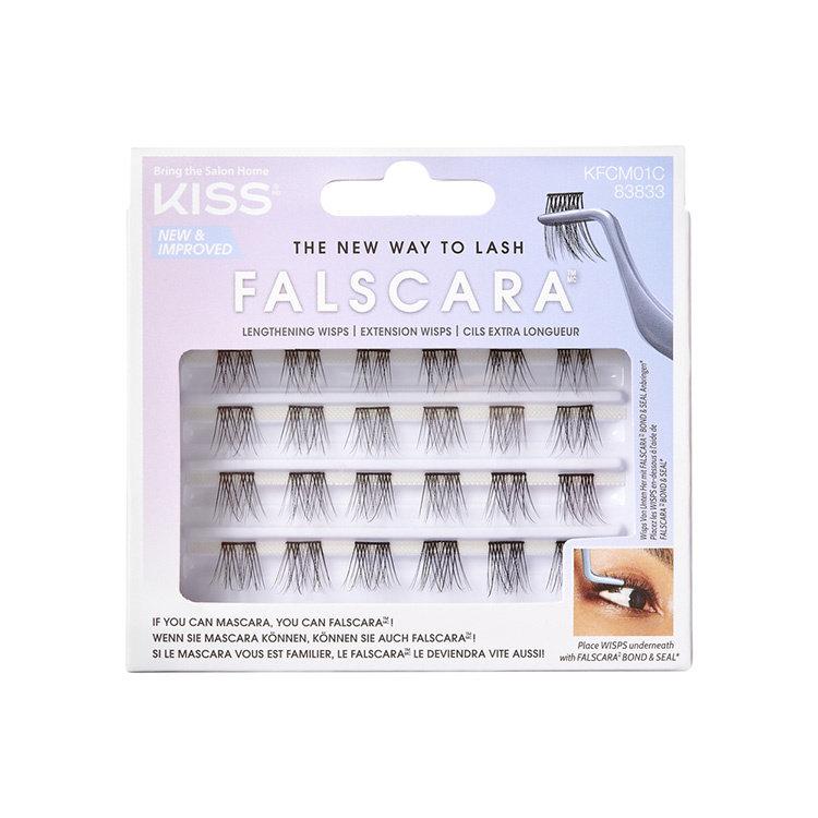 Falscara eyelash lengthening wisps