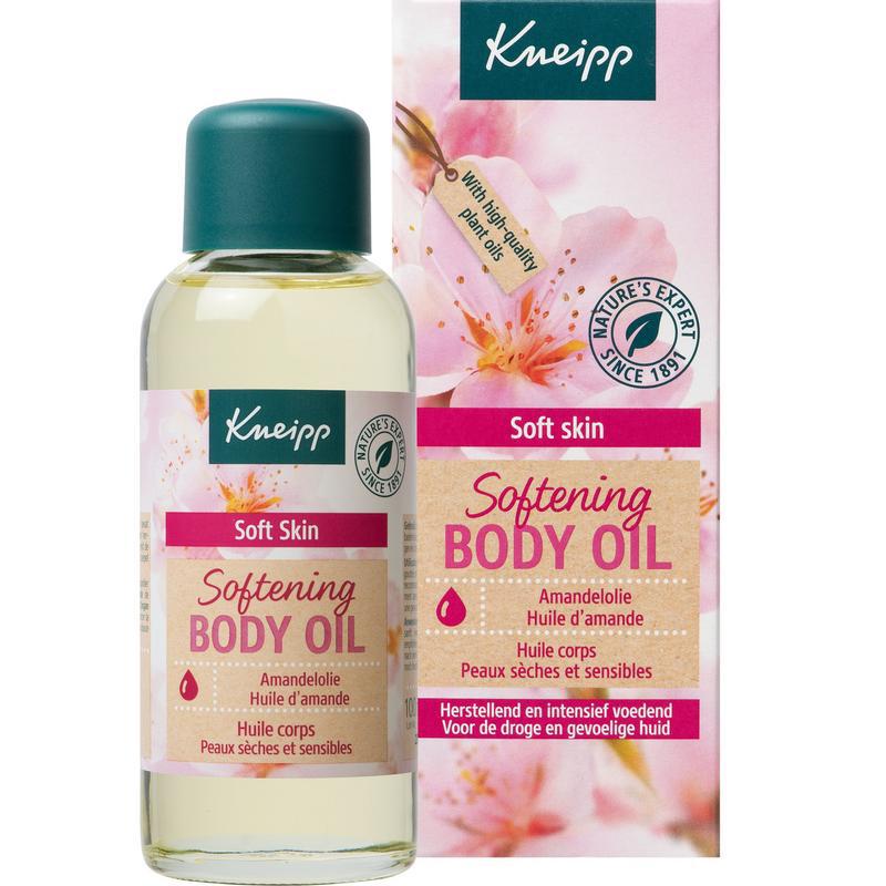 Soft skin softening body oil amandelolie