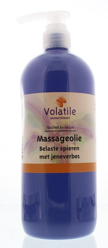 Massageolie belaste spieren