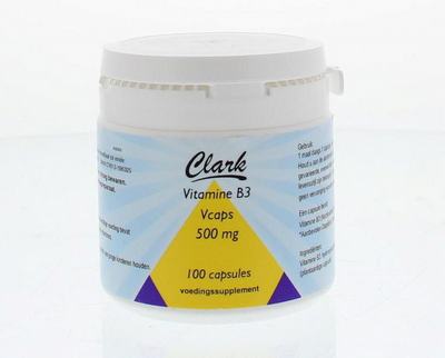 Clark Vitamine B3 nicotinamide 500mg Clark Vitamine B3 nicotinamide 500mg