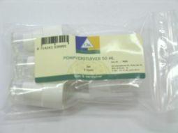 Merkloos pompverstuivertjes t/m 50ml 5st