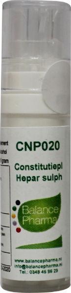 CNP20 Hepar sulph Constitutieplex