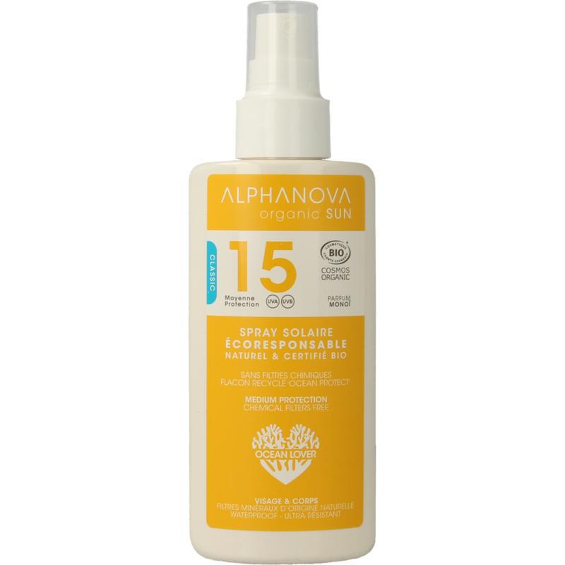 Sun bio spray SPF15 vegan