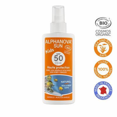 Alphanova Sun Sun bio kids spray SPF50 vegan