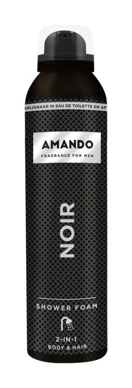 Noir shower foam
