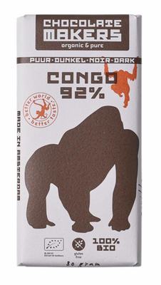 Chocolatemakers Gorilla extra puur 92% bio Chocolatemakers Gorilla extra puur 92% bio
