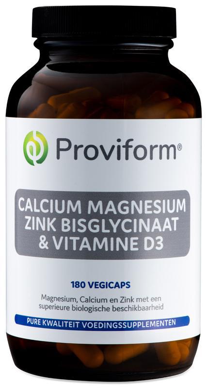 Calcium magnesium zink bisglycinaat & D3