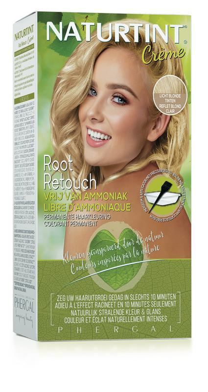 Root retouch lichtblond