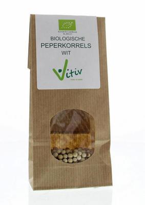 Vitiv Peperkorrels wit bio