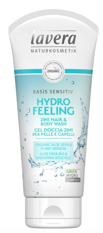 Basis Sensitiv douchegel body wash 2in1 bio EN-IT