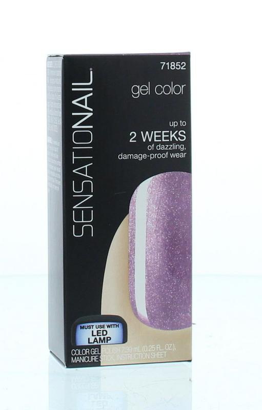 Gel polish metal me pink