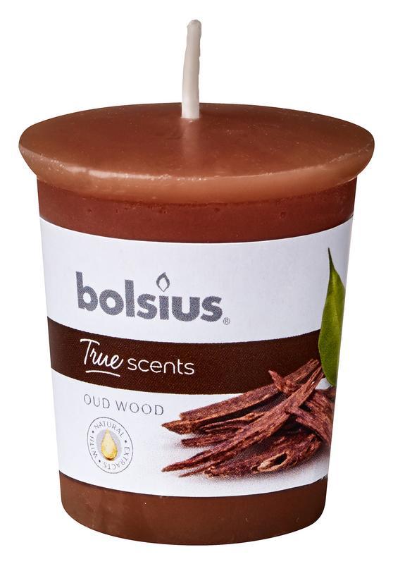 True Scents votive 53/45 rond old wood