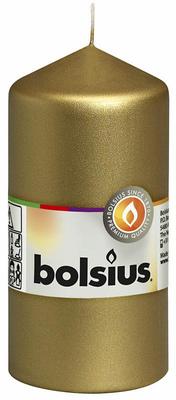 Bolsius Stompkaars 120/60 metal goud