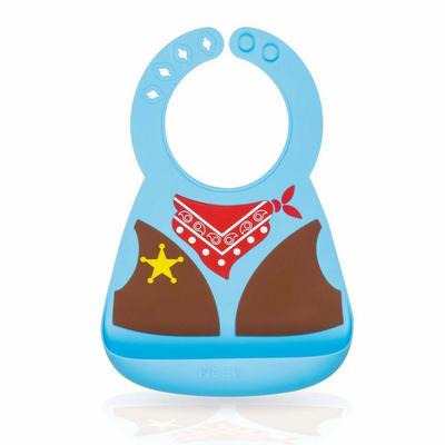 Nuby 3D Silicone slab kostuumdesign 3 maanden+ blauw