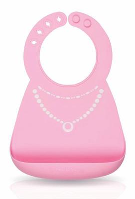 Nuby 3D Silicone slab kostuumdesign 3 maanden+ roze