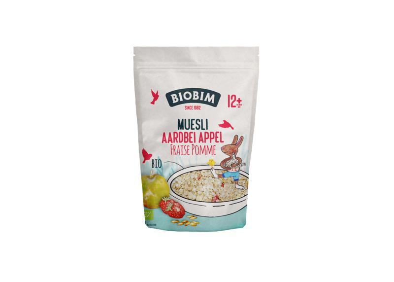 Muesli aardbei appel 12+ maanden bio Muesli aardbei appel 12+ maanden bio