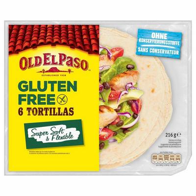 Old El Paso Tortillas glutenvrij 6 stuks