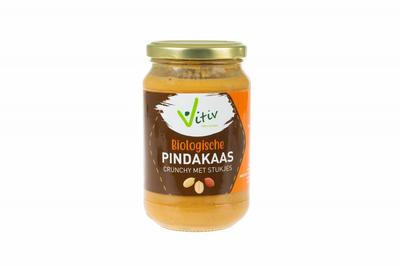 Vitiv Pindakaas crunchy met stukjes bio