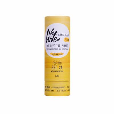 WE LOVE THE PLANET The planet sunscreen stick vegan SPF20