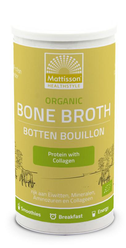 Organic beef bone broth botten bouillon bio