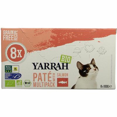 Yarrah Multipack kat met pate en zalm bio
