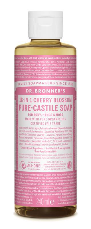bronners liquid soap ch blosso 240ml