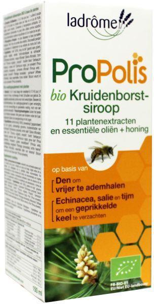 Propolis kruidenborstsiroop suikervrij bio