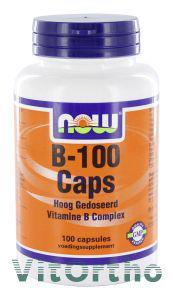 NOW b-100 vit b complex - 100cp
