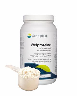 Springfield Wei proteine 80% concentraat Springfield Wei proteine 80% concentraat