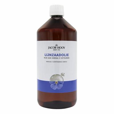 Jacob Hooy Lijnzaad olie inwendig koudgeperst