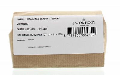 Jacob Hooy Maanzaad blauw/papaver coer