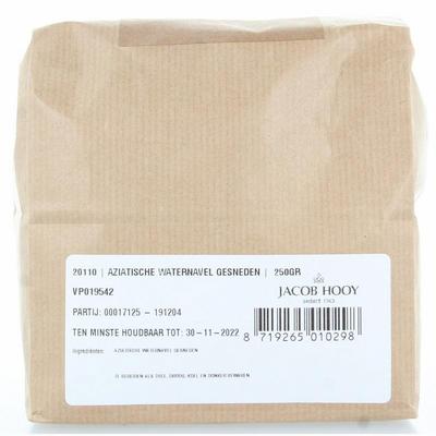 Jacob Hooy Aziatische waternavel gesneden