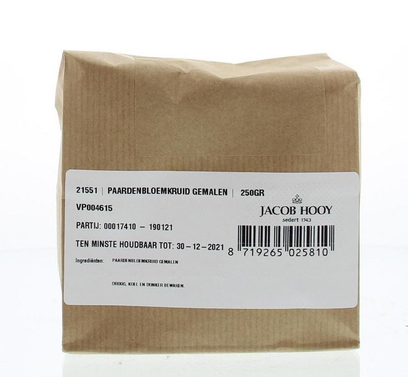 Paardenbloemkruid gemalen