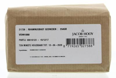 Jacob Hooy Rhamnusbast vuilboombast gesneden