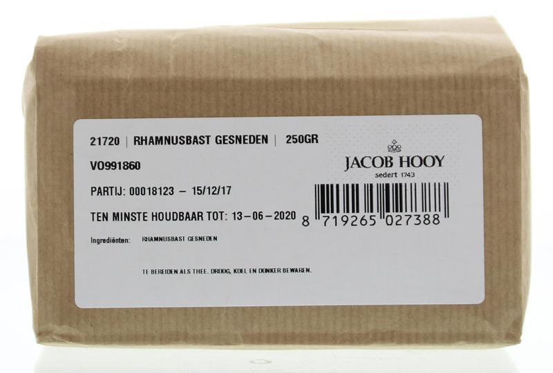 Rhamnusbast vuilboombast gesneden