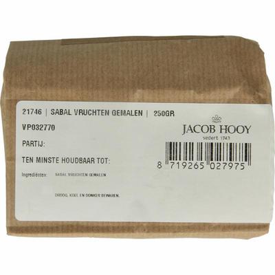 Jacob Hooy Sabal vruchten/zaagpalmbessen gemalen