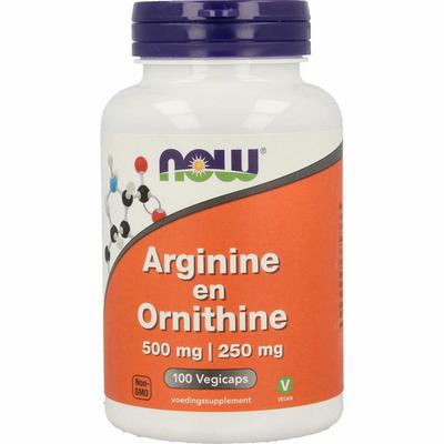 NOW Arginine & ornithine 500 / 250mg