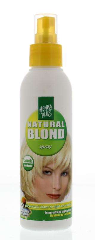 Natural blond lightening spray