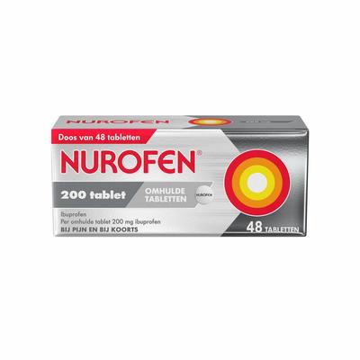 Nurofen Ibuprofen omhulde tabletten 200mg