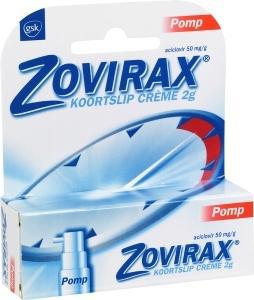 Zovirax koortslipcrm 50gr pom- 2gr