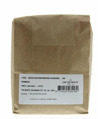 Jacob Hooy Duivelsklauw hapago gesneden