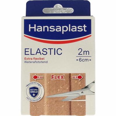 Hansaplast Elastic 2m x 6cm waterafstotend