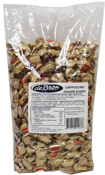 cappuccino suiker vrij vli 1000g