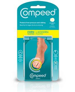 Compeed likdoorn pleist tenen- 10st