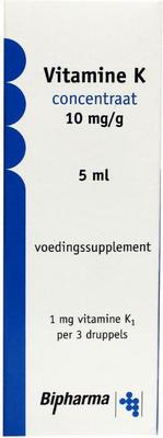 Bipharma vit k concentr 10mg/g bip 5ml