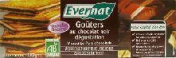 Merkloos evernat vieruurtje choco puur 225g