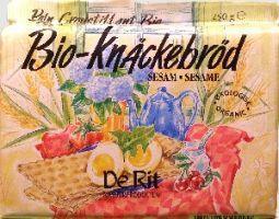 Merkloos de rit knackebrod volr sesam 250g