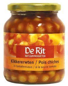 Merkloos de rit kikkererwt in tomatens 350g