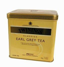 Twinings Earl grey blik